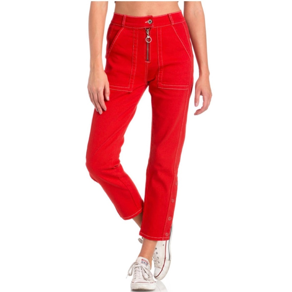 DOLLS KILL zip up cropped pants 🔥